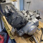 Honda CA95 engine unrestored