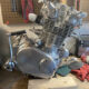 Honda CL450 Engine polished